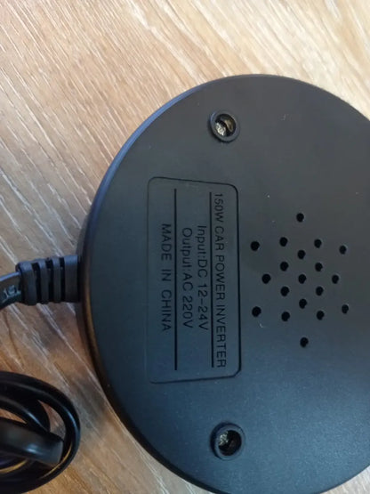 🔋 Convertidor de Corriente para Auto 12V a 220V 150W | Inversor con 2 Puertos USB de Carga Rápida
