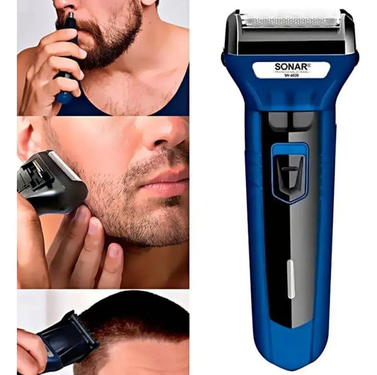 Kit Profesional de Cuidado Personal 6 en 1 | Afeitadora Eléctrica Recargable