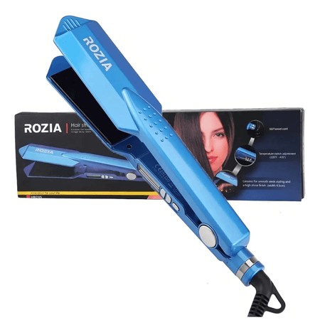 ✨ Plancha Alisadora Rozia Profesional 470°F | Placas de Titanio y Calentamiento Rápido