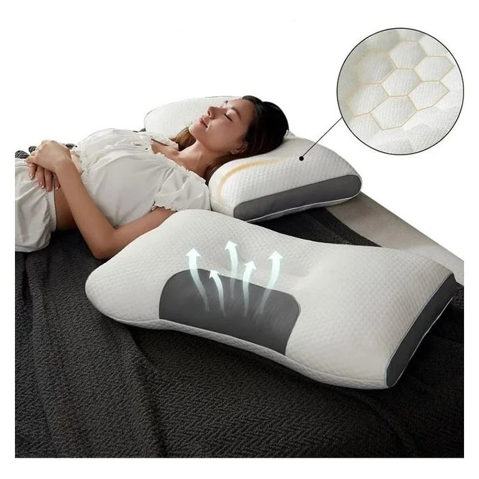 🛏️ Almohada Ergonómica Cervical Memory Foam | Alivia el Dolor de Cuello y Mejora tu Descanso